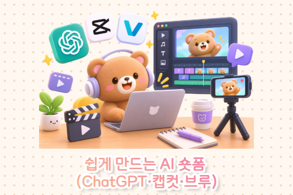 쉽게 만드는 AI 숏폼 (ChatGPT·캡컷·브루)