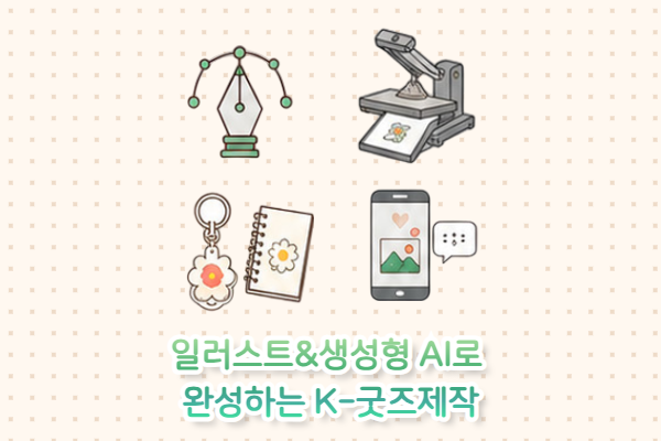 일러스트&생성형 AI로 완성하는 K-굿즈제작 