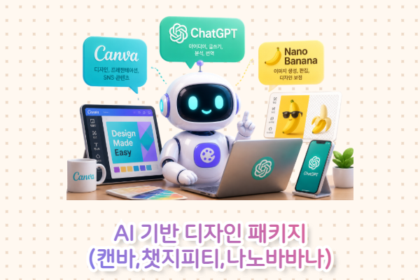 AI 기반 디자인 패키지 (캔바,챗지피티,나노바바나)